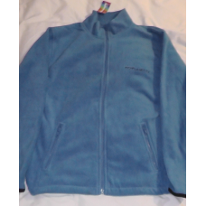 Shitty Blue Fleece (with zip, DARK LOGO)